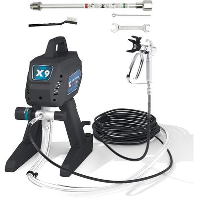 AECOJOY Stand Airless Paint Sprayer 700W 2900PSI Extension Rod&Cleaning Kits for Garage