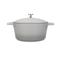 Casseruola 4L in fusione di alluminio grigio 33 x 24,8 x 17,5