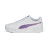 Sneaker PUMA "Carina 2.0 Holo Sneakers Mädchen", Kinder, Gr. 35.5, grau (weiß silber gray), Obermaterial: Synthetik, Textil; Futter: Textil; Innensohle: Textil; Laufsohle: Gummi, Schuhe