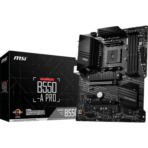 MSI Mainboard ""B550-A PRO"" Mainboards schwarz