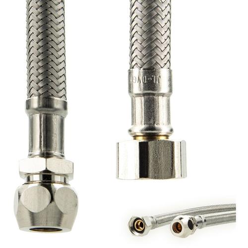 Sanitär Verbindungsschlauch 3/8 qv x 3/8 üwm x 300 mm - ktw-a- dvgw - Tecuro