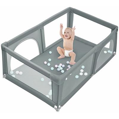 Laufgitter für Baby,Faltbar Baby Haloyo Playpen Kinderzaun,Kinder-Laufstall,mit 50 Kugel,Laufstall