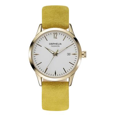 Orphelia Fashion Wildleder Damenarmbanduhr Gelb OF711821 Image