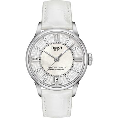 Tissot Chemin Des Tourelles Weiß Damen Armbanduhr T0992071611600