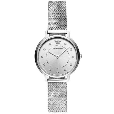 Emporio Armani Kappa Silber Damen Armbanduhr AR11128