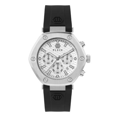 Philipp Plein The Hexagon Chrono Schwarz Herren Armbanduhr PWZBA0123