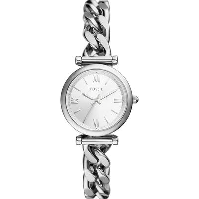 Fossil Carlie Silber Damen Armbanduhr ES5331