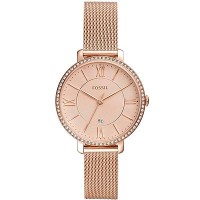 Fossil Jacqueline roségold Damen Armbanduhr ES4628