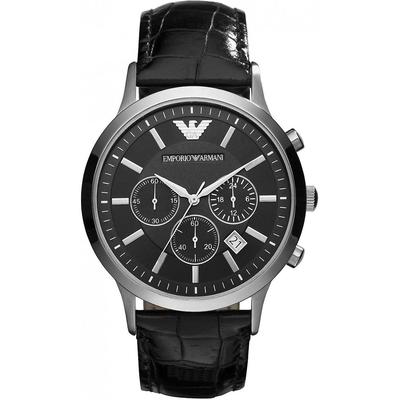 Emporio Armani Renato Schwarz Herren Armbanduhr AR2447