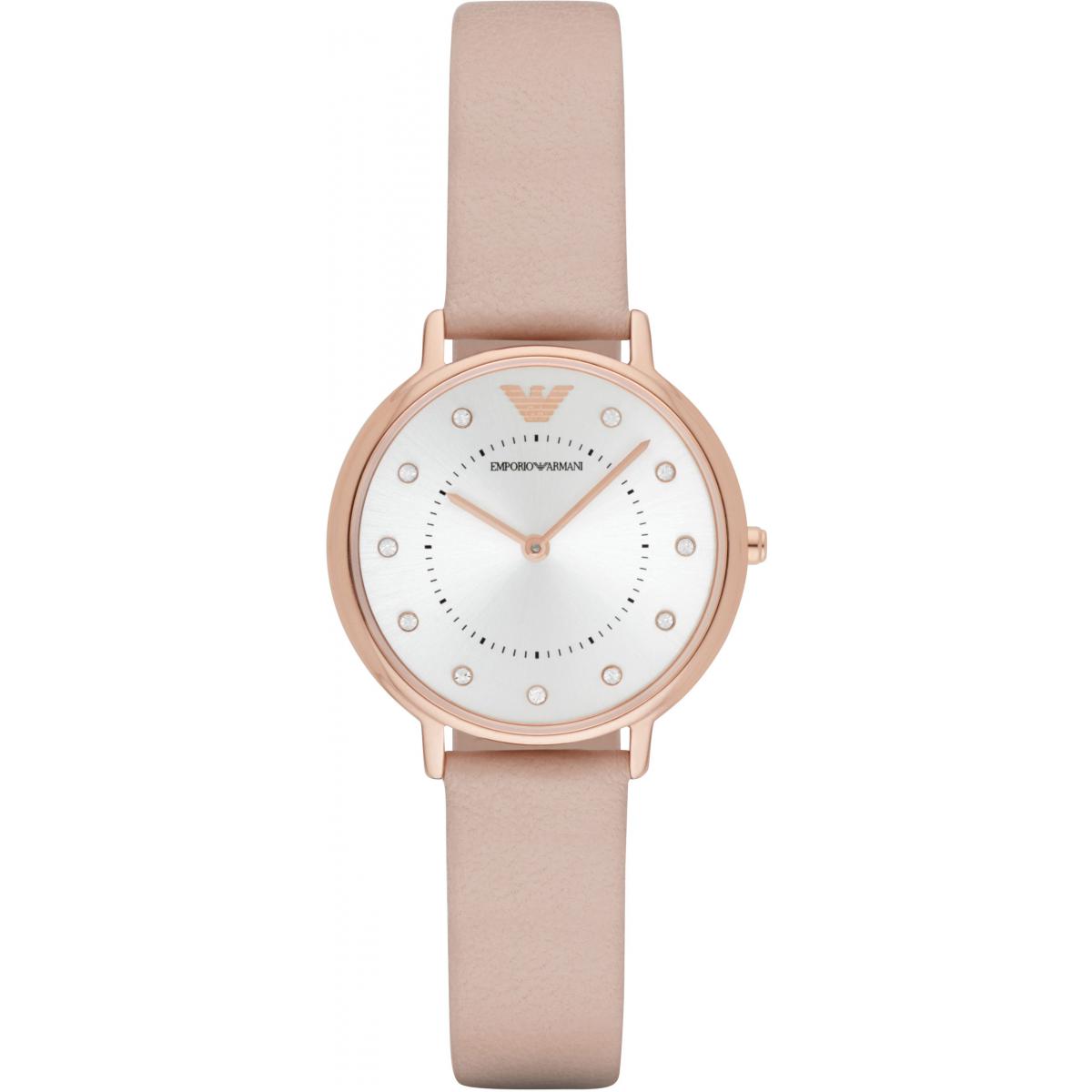 Emporio Armani Kappa Beige Damen Armbanduhr AR2510 Image