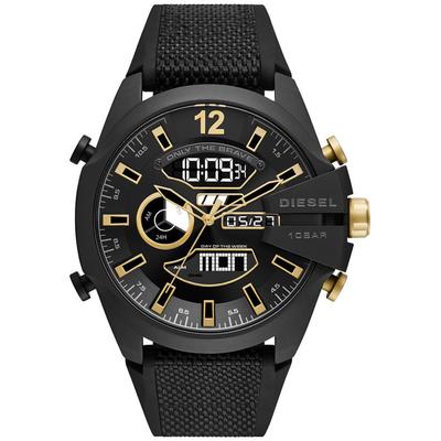 Diesel Mega Chief Schwarz Herren Armbanduhr DZ4552