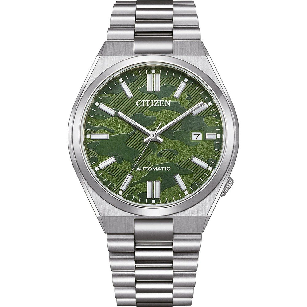 Citizen Tsuyosa Herren Silber Uhr NJ0159-86X Image
