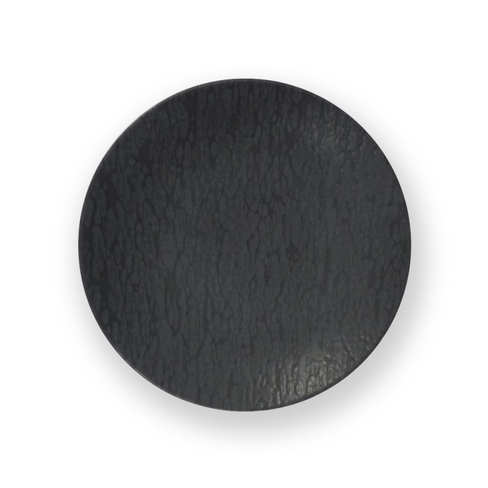 Assiette dessert en Grès Noir