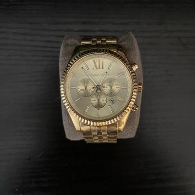 Michael Kors Accessories | Michael Kors Lexington Gold Watch | Color: Gold | Size: Os