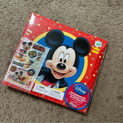 Disney Art | Disney Mickey Mouse Scrapbooking Kit | Color: Red | Size: Os