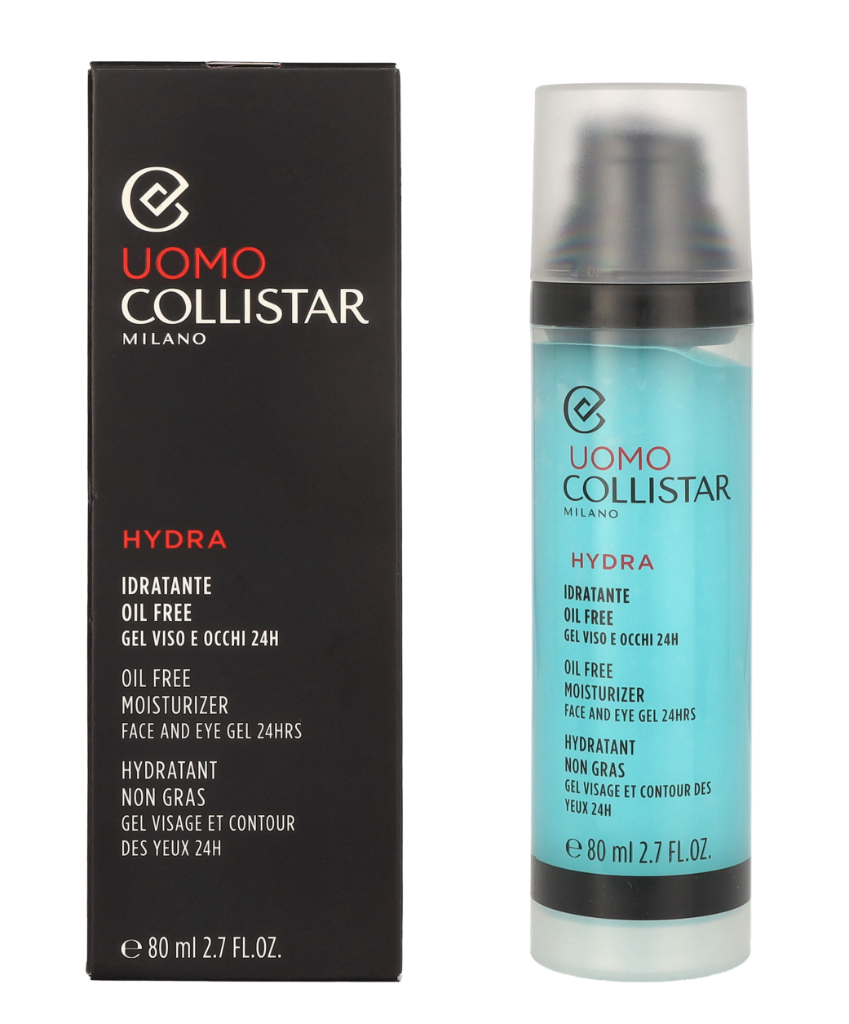 Collistar Uomo Hydra Öl-freie Feuchtigkeitscreme für Gesicht und Augen Gel 80 ml Image