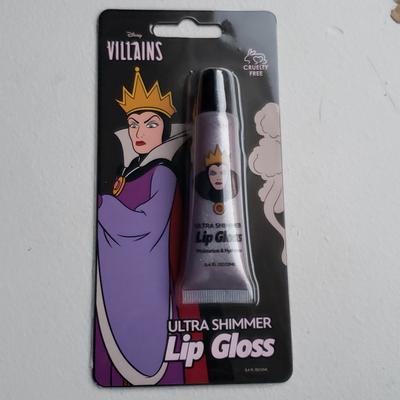 Disney Makeup | (2) Disney Villains Lip Gloss. Ultra Shimmer. Bundle Of Two. Nip | Color: Purple | Size: 0.4 Fl Oz