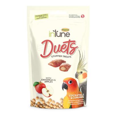 Higgins InTune Duets Chickpeas & Apples for Conures & Lovebirds, 3 oz.