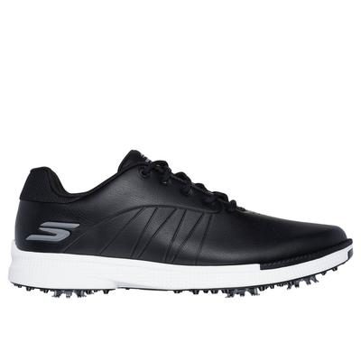 Skechers Men's GO GOLF Tempo Shoes | Size 11.0 | Black/White | Synthetic/Textile