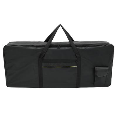 TEMU 61-key Keyboard Bag With Durable Polyester Fabric, Machine Washable, Thick Padding, Zipper Closure, And Carrying Handles For Electronic Piano Protection And Travel