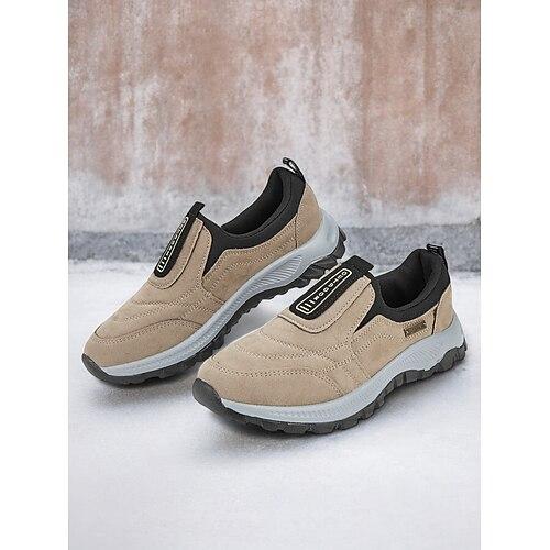 Damen Slip-On Outdoor Wander-Sneaker – bequeme atmungsaktive rutschfeste Schuhe zum Wandern und Reisen