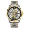 BINBOND Herren Quartz Uhr Luxus große Ziffernblatt Mode Business Leuchtende Wasserdichte Leder Edelstahl Armband Uhr B505