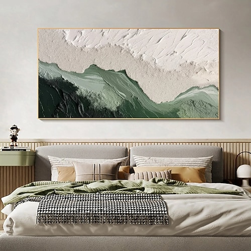 handgemachtes Seestück modernes Ölgemälde handgemalte Wandkunst abstraktes Meer abstrakte 3D-Seestück-Wellengemälde auf Leinwand Ozean Acryl Meer Ölgemälde Wandkunst Ozean bildende Kunst endloses