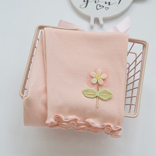 Mädchen 3D Blumen Hose Gamaschen Frühling Herbst Aktiv Basic kinderkleidung 4 Jahre Outdoor Casual Täglich Regular Fit Image