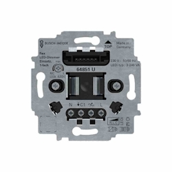 Busch-Jaeger Tastdimmer, 4-400W, LED, Unterputz, Lichtwertspeicher Image