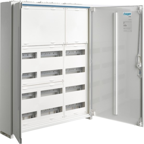 Hager AP Feldverteiler IP44 SKII 950x800x160mm univers N, 144PLE, 3 Felder, Breite 800mm Image