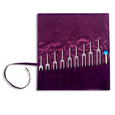 Trademark Innovations Chakra Tuning Fork Set for Relaxation