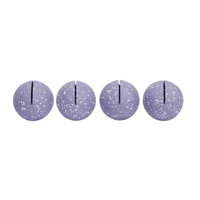 Gabby Speckled Round Card Holder - Set of 4