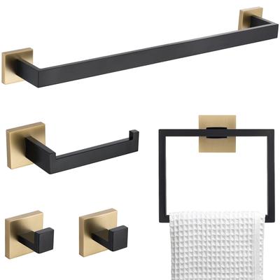 Topcraft Wall Mounted Stainless Steel Bathroom Accessory Set of 5