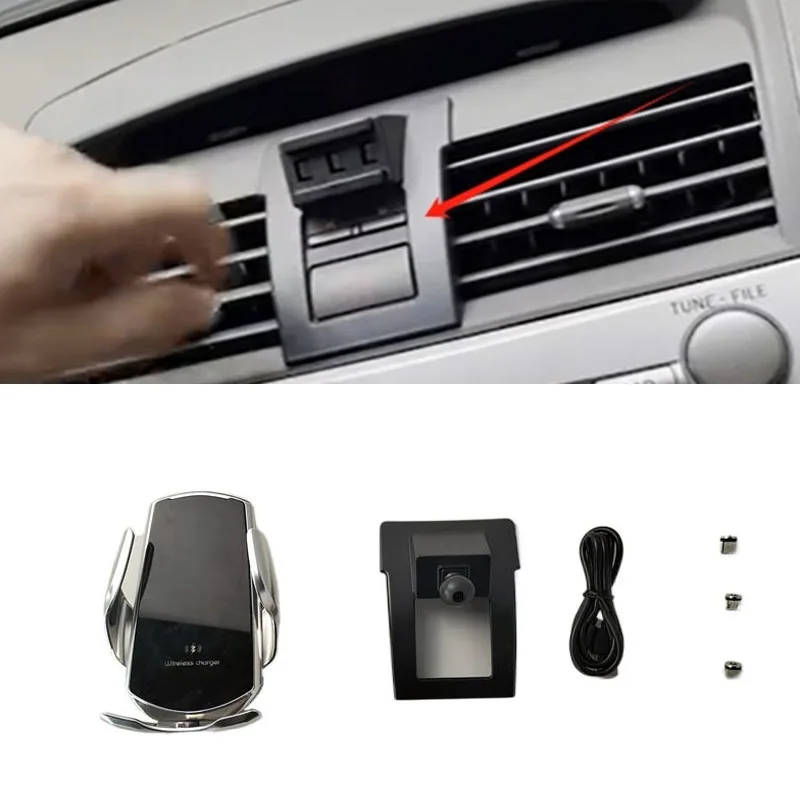 15w Schnell ladegerät kabelloses Ladegerät Auto halterung Telefon halterung automatische Klemmung für 2013-2017 Toyota Camry MK6 Image
