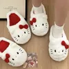 Sanrio Hausschuhe Cartoon Anime Hello Kitty Kawaii Student Herbst Winter Schlafzimmer weich gepolstert Plüsch Schlafzimmer Erwachsene Schuhe Mädchen Geschenk