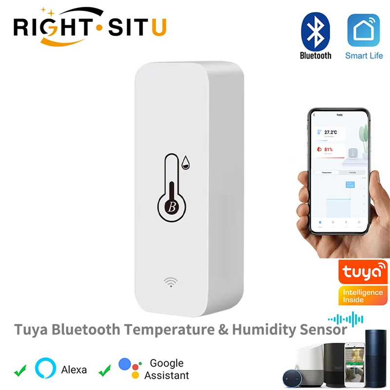 Tuya Smart Temperatur Feuchtigkeit Sensor Mini 2023 Neue Upgrade Bluetooth-Kompatibel APP Fernbedienung Thermometer Hygrometer Image