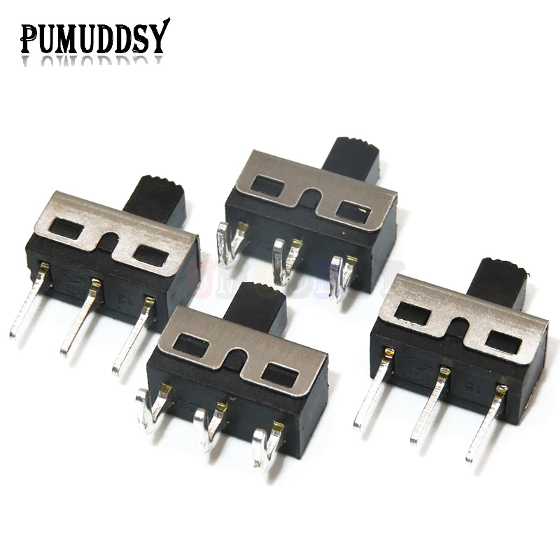 10PCS SS12D10 Kippschalter 3Pin 1P2T Griff Hohe 5mm Abstand 4,7mm SS12D10G5 pumuddsy Gerade/Gebogen Image