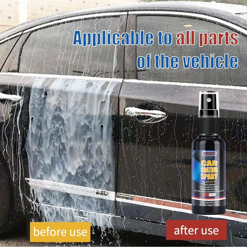 3 in 1 Auto Keramik Beschichtung Spray Auto Nano Keramik Beschichtung Hochglanz Glanz Spray Wachs Autolack Kratzer Reparatur Entferner lhb 44 Image