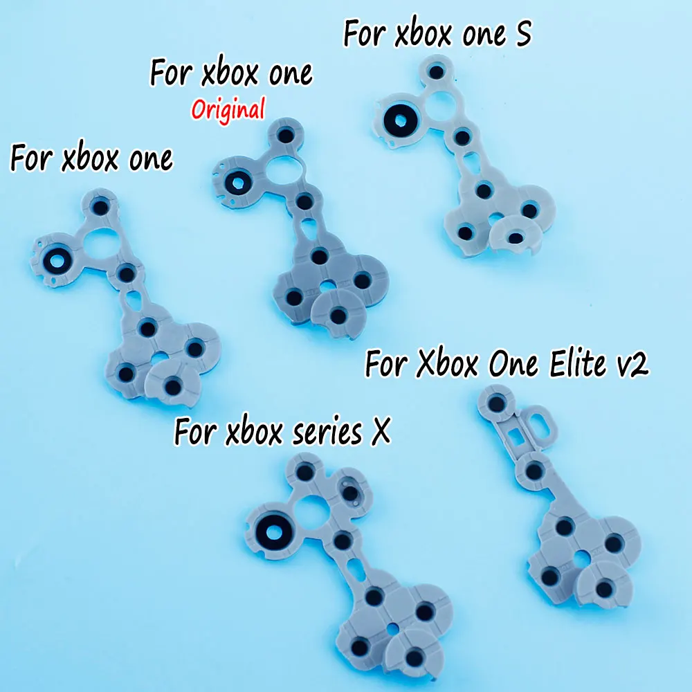 1 PC Wireless Controller Leitfähigen Gummi Für Xbox One S slim X/Serie One S X/Elite V1 V2 gamepad Silikon Schlüssel Taste D pad Image