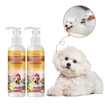 Hunde Katzen Shampoo Duft Bad waschen Haar erweichen juckende Haut Linderung entfernen Milben Image