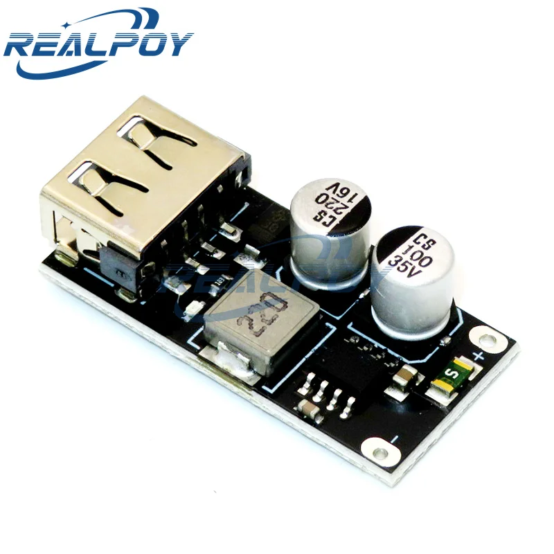 QC3.0 QC2.0 USB DC-DC Buck Converter Lade Step Down Modul 6-32V 9V 12V 24V zu Schnelle Schnell Ladegerät Platine 3V 5V 12V Image