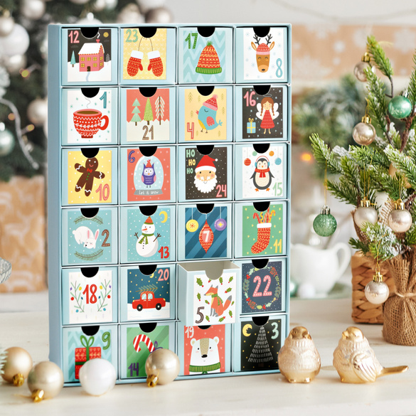 Adventskalender individuell befüllbar, 24 Boxen Image