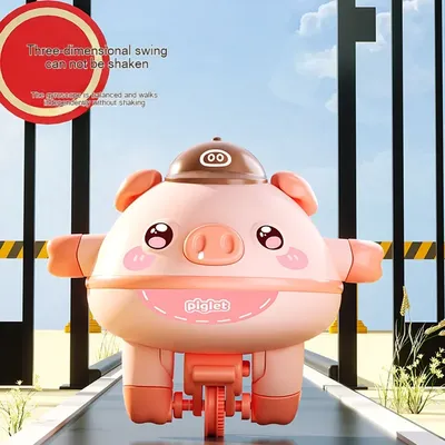 1pc neue Tumbler Balance Schwein Gyroskop ein Stück Einrad Mädchen Junge niedliche Neuheit Drahtseil Image