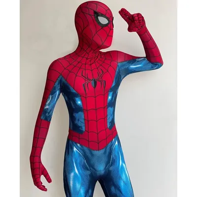 Halloween Erwachsene No Way Home Spinne Superheld Cosplay Kostüm Voller Bodysuit Zentai Zweite Haut Anzug Männer Party Overall Image
