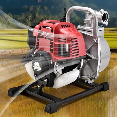 Benzinmotor Sumpf pumpe 1 Zoll Bewässerung Bewässerungs sumpf pumpe Hochhub Mini pumpe 2-Takt 4-Takt Multifunktion pumpe