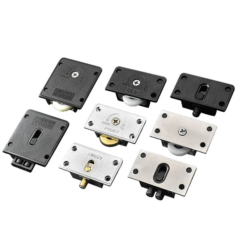 Edelstahl-Türrollen, Schiebetür, Rad, Schrank, Riemenscheibe, hängende Kleiderschränke, Möbel, Schlafzimmer, Kleiderschrank, Türen