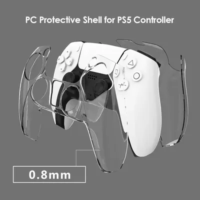 Für ps5 dual sense klare PC-Abdeckung ultra schlanke Schutzhülle für ps5 Controller Image