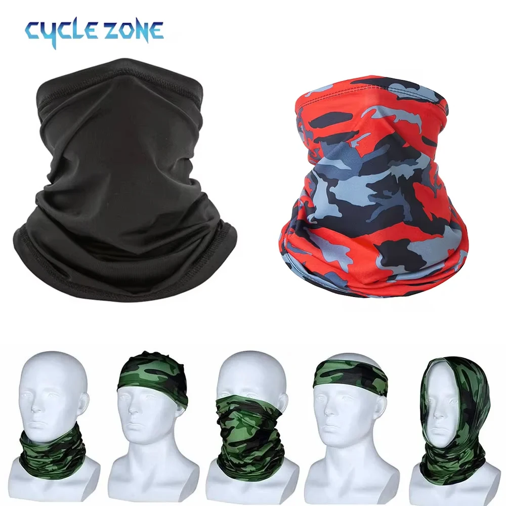 1 Stück Radfahren Gesichtsmaske Atmungsaktives Kopftuch Bandana Schal Hals Multifunktionaler UV-Schutz Outdoor Angeln Wandern Kopfband Image