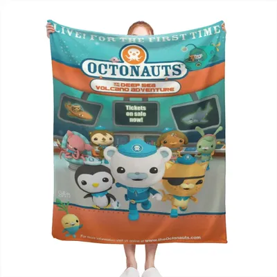 The Octonauts Comfortable Flanne Blanket Soft comforter sets throw for Couch Warm Flannel Blankets Bedroom Décor
