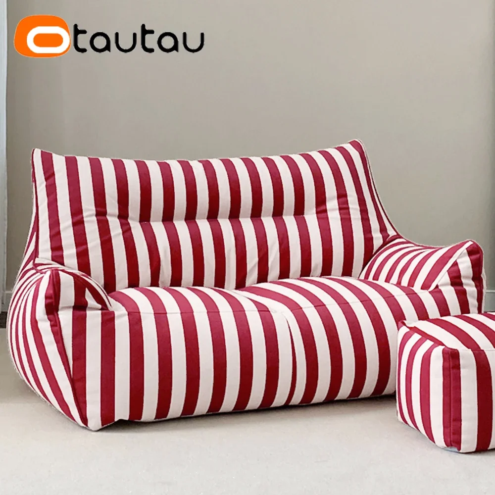 Otautau 2-Sitzer Outdoor Sitzsack Sofa bezug ohne Füller Garten Camping Sitzsack Couch Liege Strand Pool wasserdicht Hocker sf118